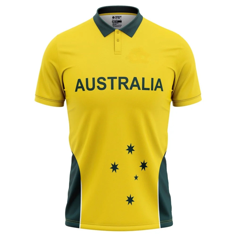 Australia Half Sleeves Cricket Fan Jersey  T20 World Cup 2011