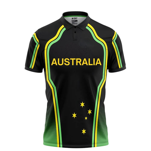 Australia  Half Sleeves Cricket Fan Jersey T20 World Cup 2012