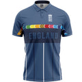 England Blue Half Sleeves Cricket Fan Jersey  ODI World Cup 1996