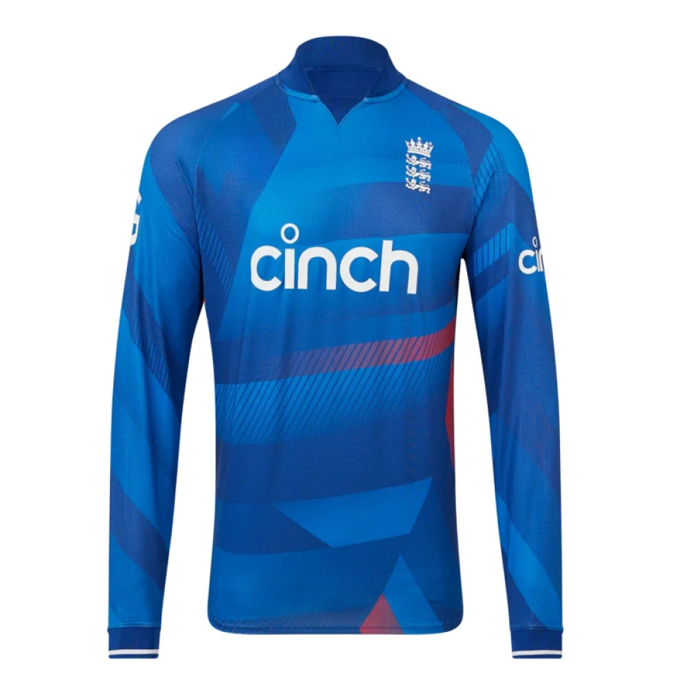 England Blue Full Sleeves Cricket Fan Jersey  ODI World Cup 2023