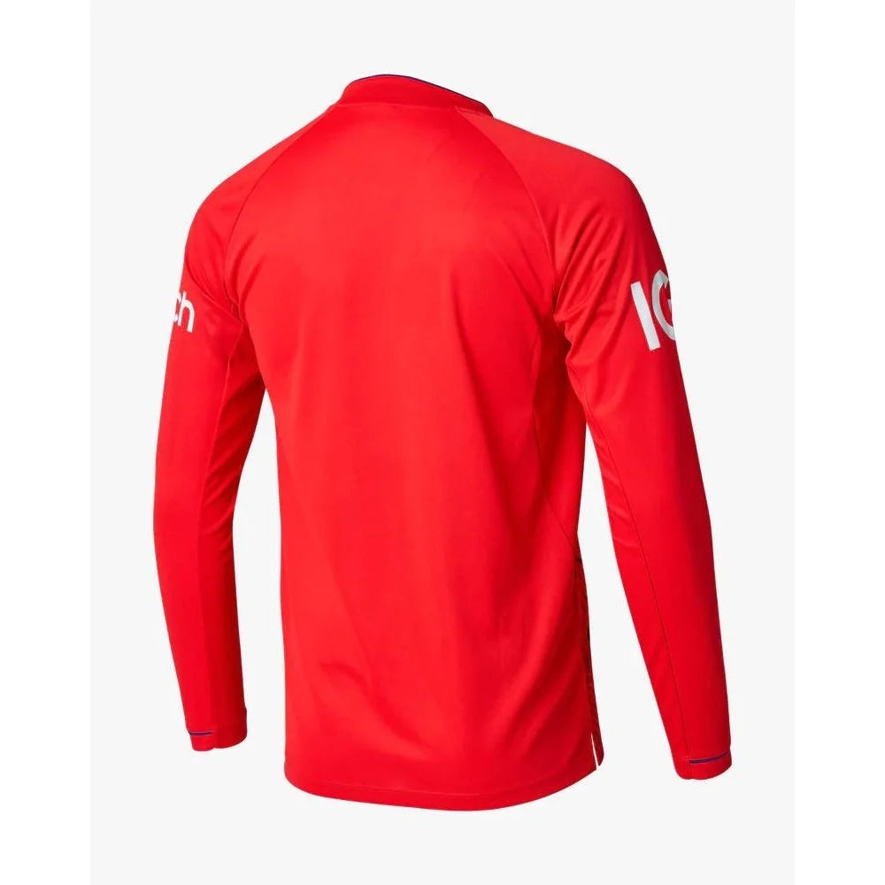 England Red  Full Sleeves Cricket Fan Jersey 2022 T20 World Cup