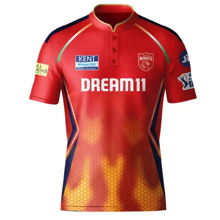 Enkline  Punjab Kings 2025 IPL Replica Jersey