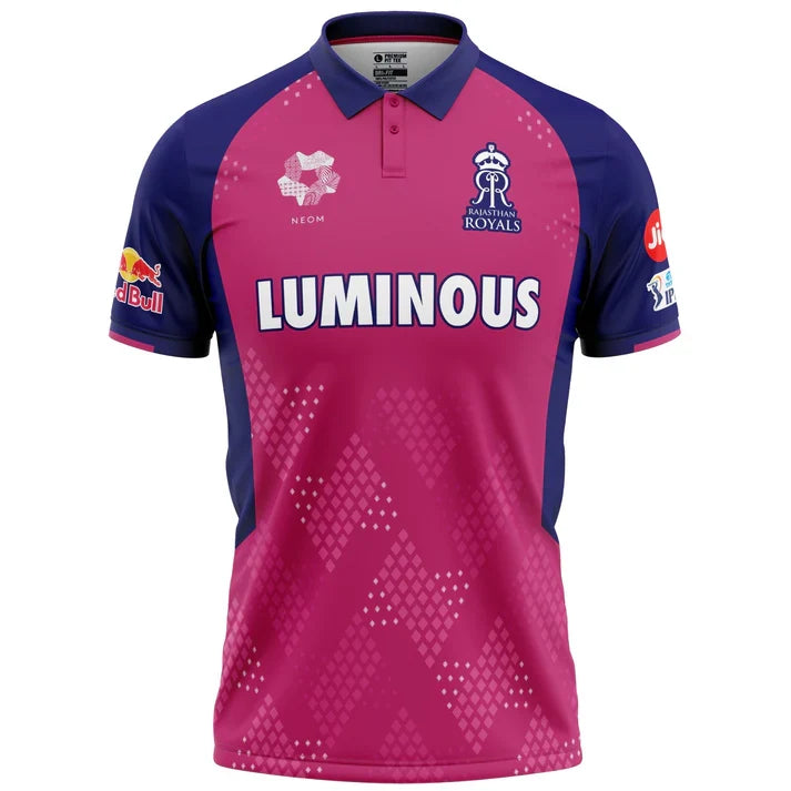 Rajasthan Royals 2025 IPL Replica Cricket Jersey OR T-Shirt