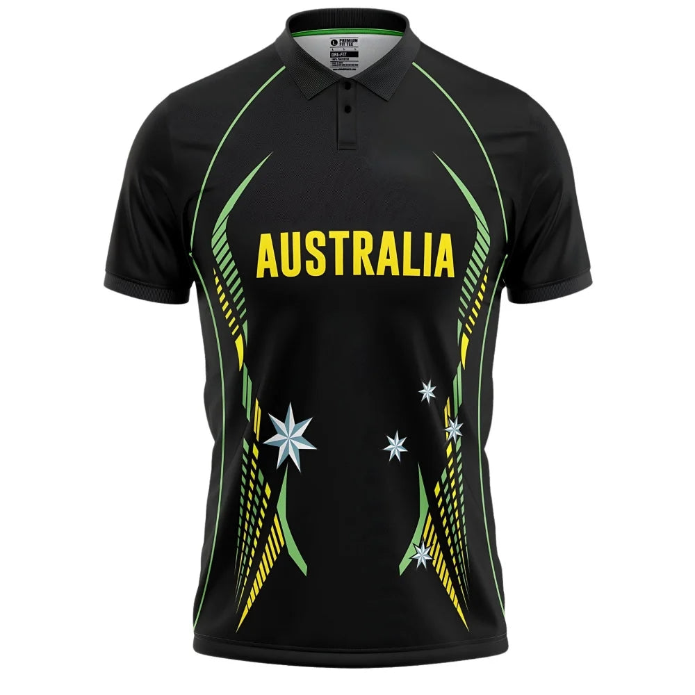 Australia Half Sleeves Cricket Fan Jersey T20 World Cup 2014