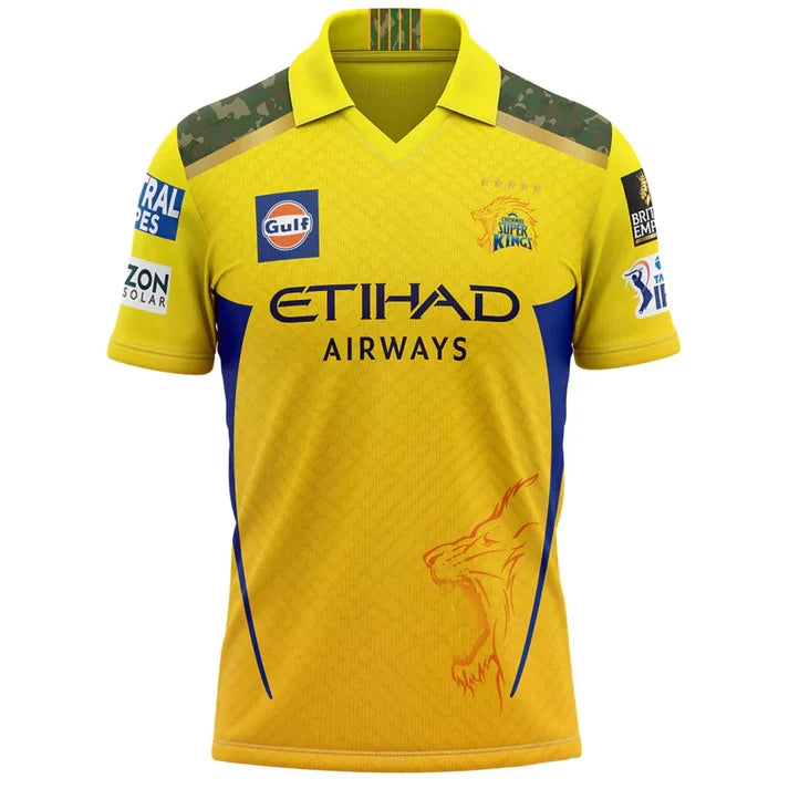 Chennai Super Kings 2025 IPL Replica Jersey Half Sleeves