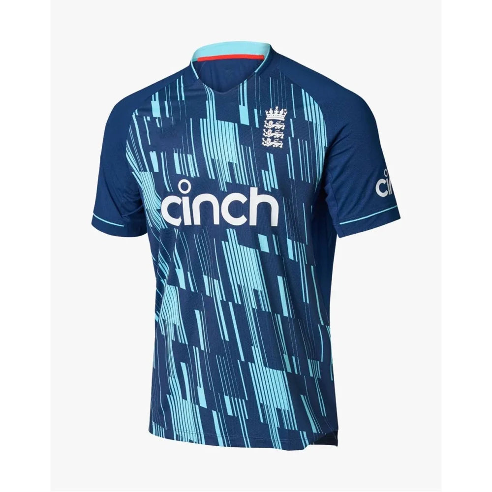 England Blue  Half Sleeves Cricket Fan Jersey 2022 ODI World Cup