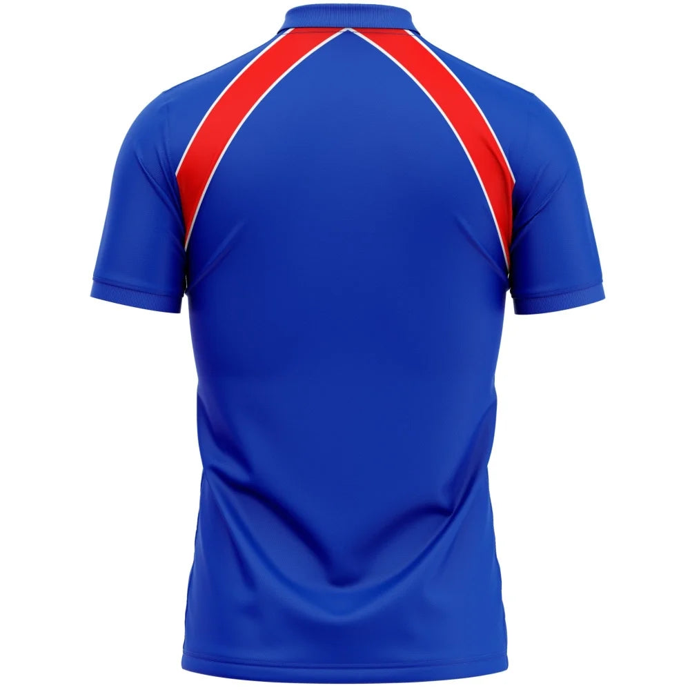 England Blue Half Sleeves Cricket Fan Jersey  ODI World Cup 1999
