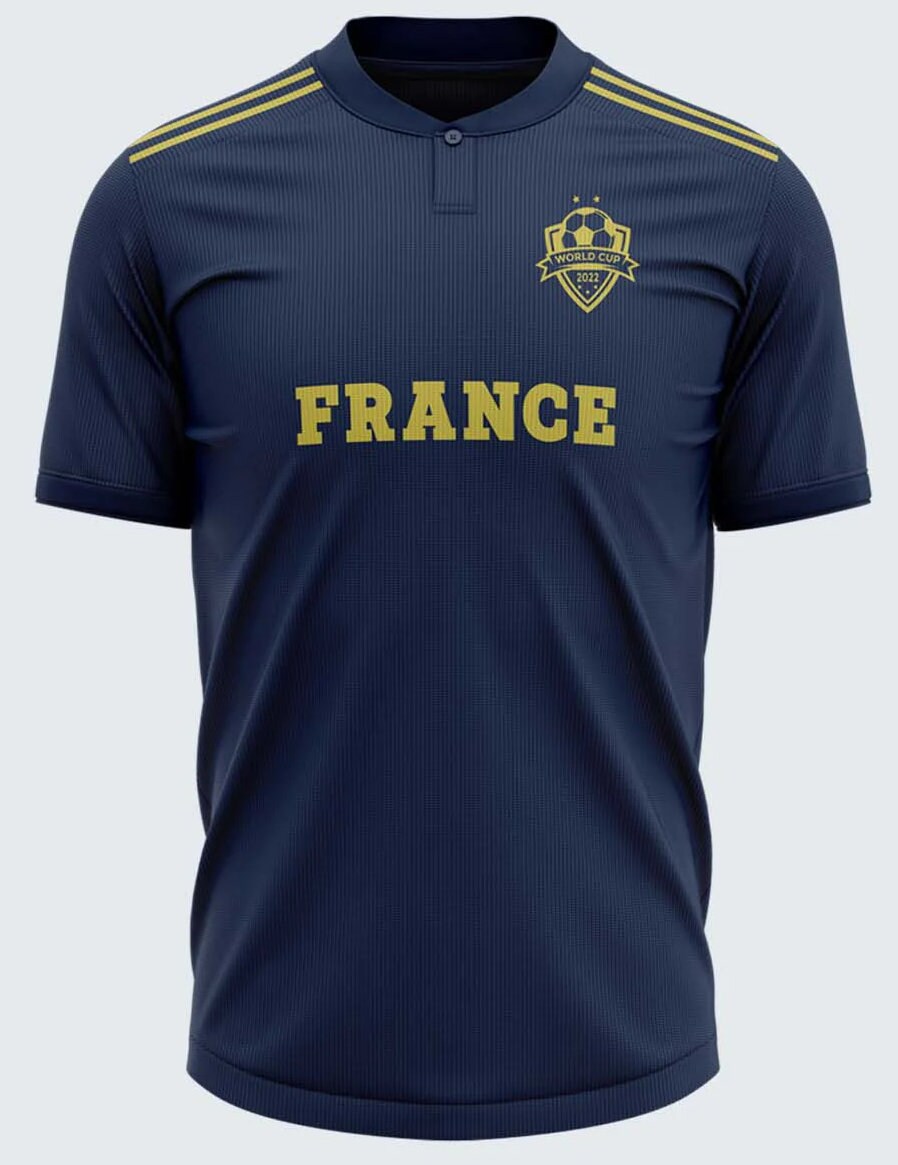 Home Kit- Football World Cup Jersey  France Concept Fan