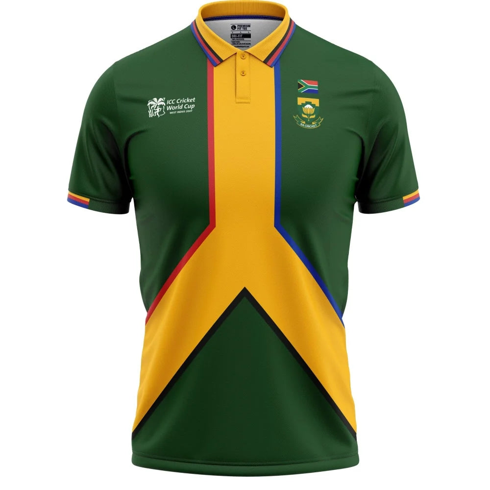 South Africa  Half Sleeves Cricket Fan Jersey Brand 1999 ICC World Cup